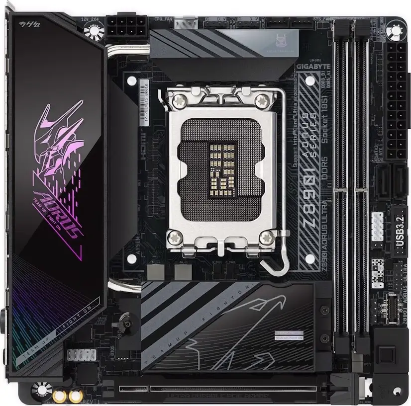 Montaje Placas Base Gigabyte Z890I AORUS ULTRA Gaming PC Barajas Montaje Placa Base Gigabyte Z890I AORUS ULTRA Gaming PC Barajas