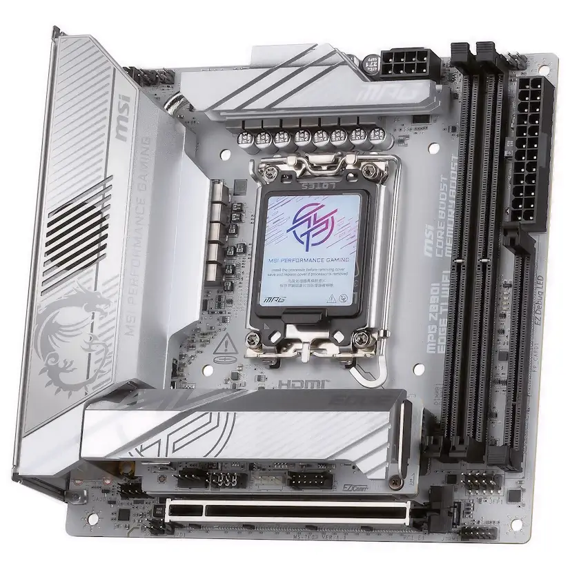 Montaje Placa Base MSI MPG Z890I EDGE TI WIFI Gaming PC Barajas Montaje Placa Base MSI MPG Z890I EDGE TI WIFI Gaming PC Barajas